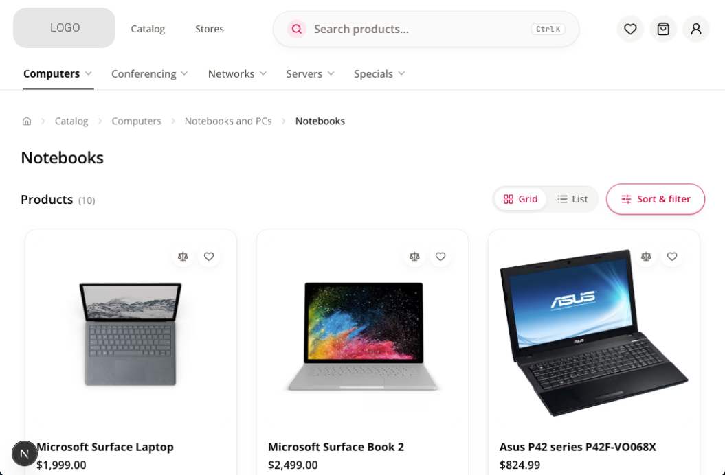 Storefront modernised with the IntershopReady accelerator